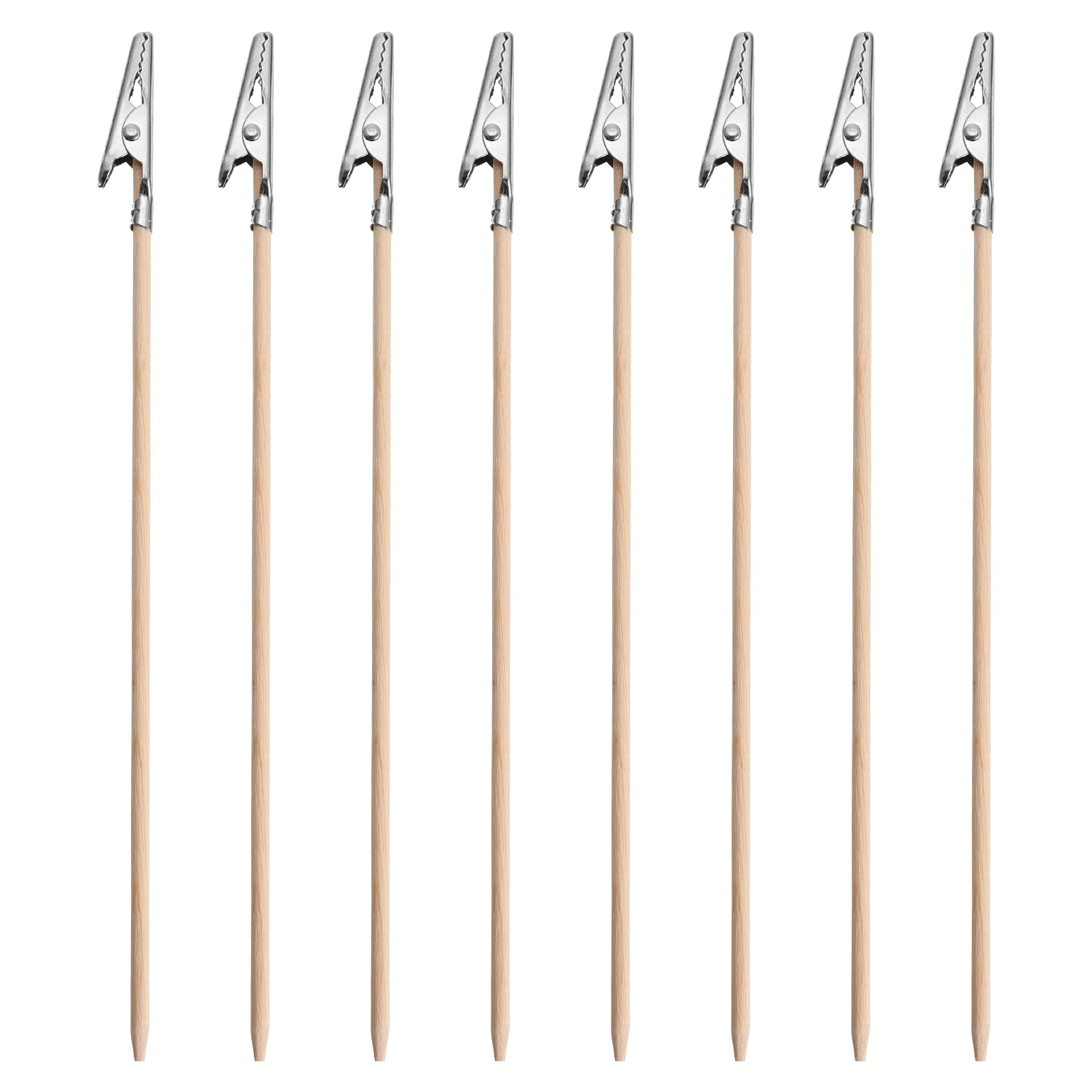 100 Pcs Model Tools Crocodile Clip DIY Accessories Clamps Bamboo Stick Alligator Modeling
100 Pcs Model Tools Crocodile Clip DIY Accessories Clamps Bamboo Stick Alligator Modeling