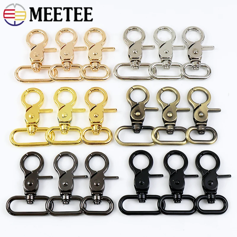10Pcs 10-50mm Metal Bag Belt Buckle Keyring Trigger Snap Hook Small Carabiner Pet Collar Webbing Connector Clasp DIY Accessories
10Pcs 10-50mm Metal Bag Belt Buckle Keyring Trigger Snap Hook Small Carabiner Pet Collar Webbing Connector Clasp DIY Accessories