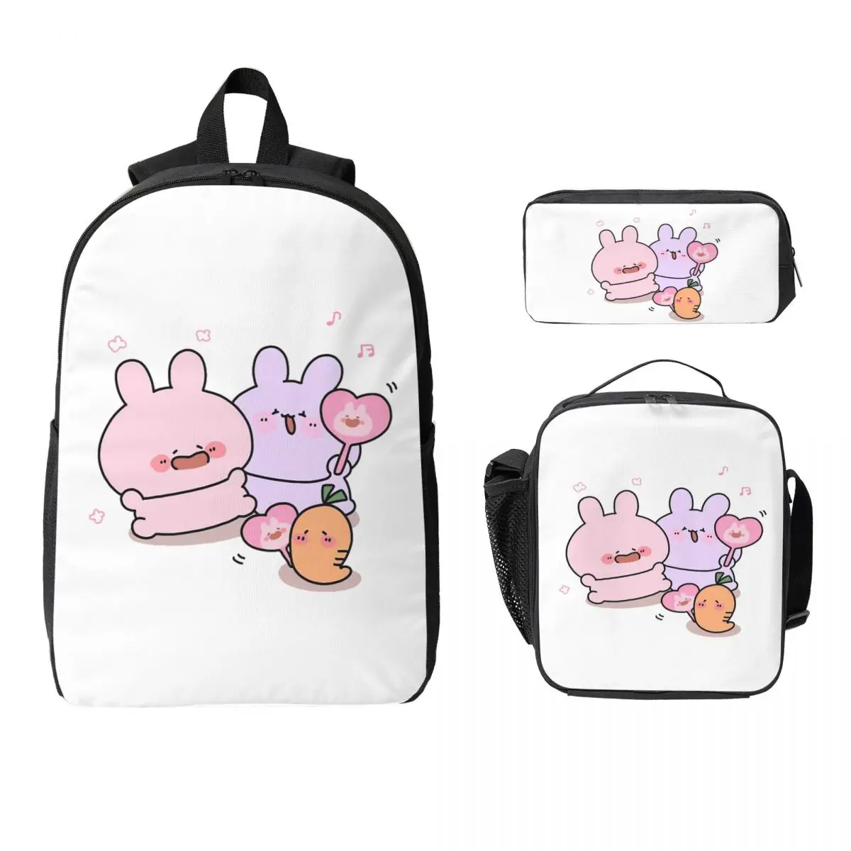 Asamimichaan Cute Asamimi Backpack Student BookBag School Bag Computer Shoulder Bags 3ps Insulated Lunch Bag Pencil Case
Asamimichaan Cute Asamimi Backpack Student BookBag School Bag Computer Shoulder Bags 3ps Insulated Lunch Bag Pencil Case
