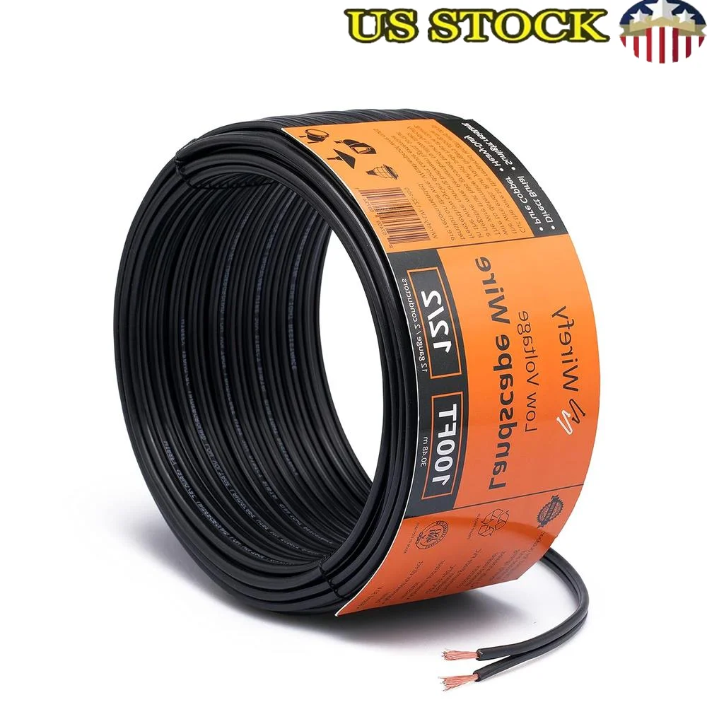 100 футов 12/2, низковольтный ландшафтный провод, медный кабель 12AWG, наружное освещение, освещение садовой дорожки, палубы
100 футов 12/2, низковольтный ландшафтный провод, медный кабель 12AWG, наружное освещение, освещение садовой дорожки, палубы