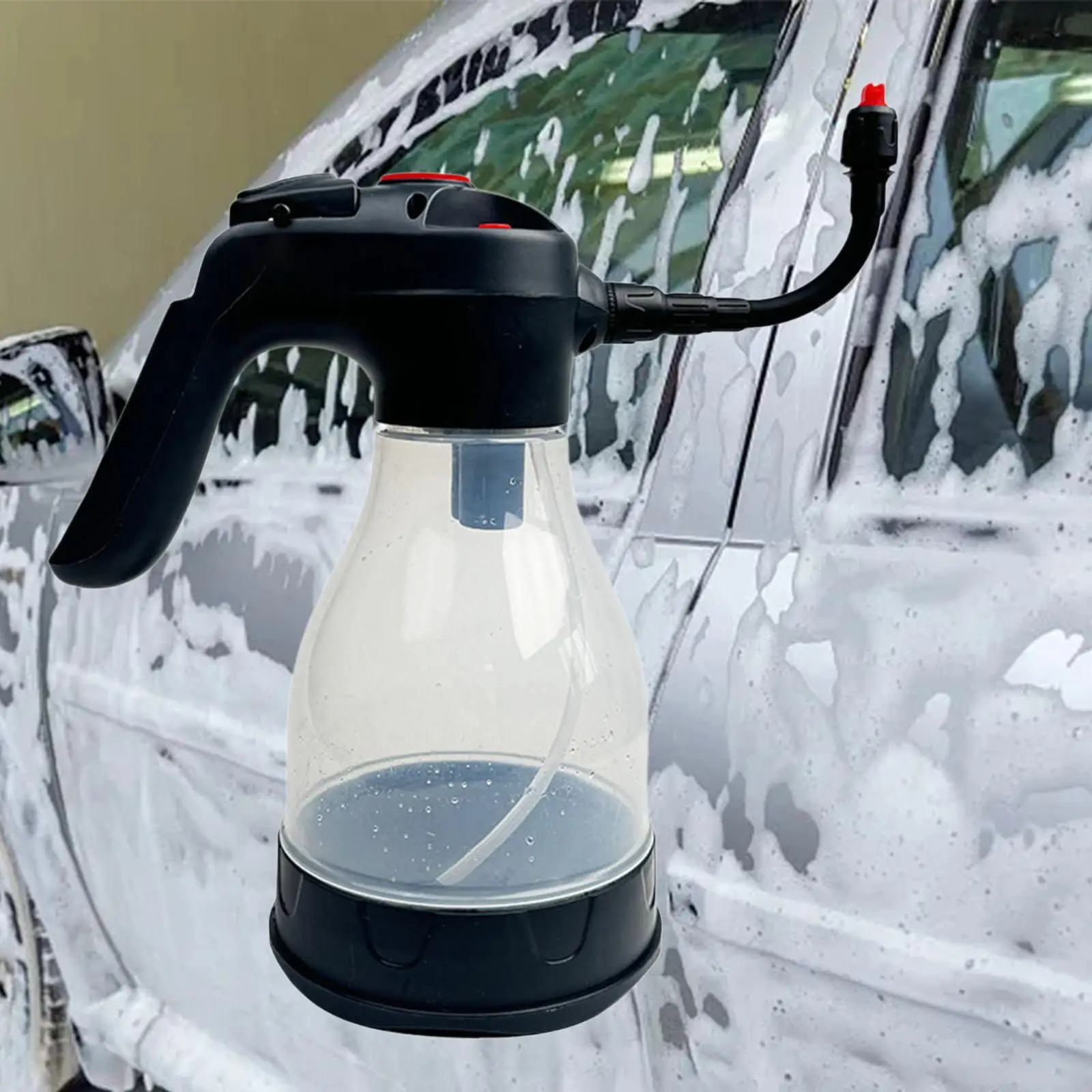 2L Car Electric Foaming Wash Sprayer Multipurpose Rechargeable Handheld Liquid Soap Sprayer for Indoor Outdoor Plants Sturdy
2L Car Electric Foaming Wash Sprayer Multipurpose Rechargeable Handheld Liquid Soap Sprayer for Indoor Outdoor Plants Sturdy