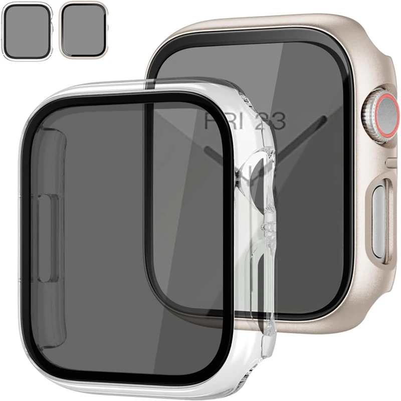 Glass+Cover For Apple Watch case 46mm 44mm 40mm 41mm 45mm 49mm 42mm Screen Protector iWatch serie Ultra 9 8 7 6 SE 5 10 42/46mm
Glass+Cover For Apple Watch case 46mm 44mm 40mm 41mm 45mm 49mm 42mm Screen Protector iWatch serie Ultra 9 8 7 6 SE 5 10 42/46mm
