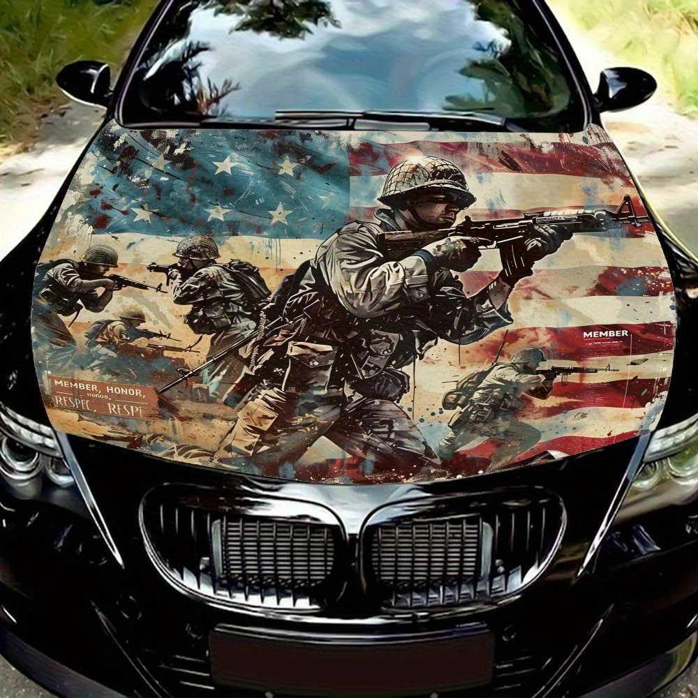 American Soldier Car Hood Decal Stickers Wrap Vinyl Film Engine Cover Decals Sticker Car Hood Protective Film
American Soldier Car Hood Decal Stickers Wrap Vinyl Film Engine Cover Decals Sticker Car Hood Protective Film