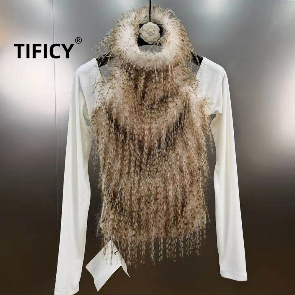 High Street Tees T-shirts Women's Splicing Tassel Fur Grass Hanging Collar Long Sleeve Fake Two Piece TShirt Looks Skinny Ins
High Street Tees T-shirts Women's Splicing Tassel Fur Grass Hanging Collar Long Sleeve Fake Two Piece TShirt Looks Skinny Ins