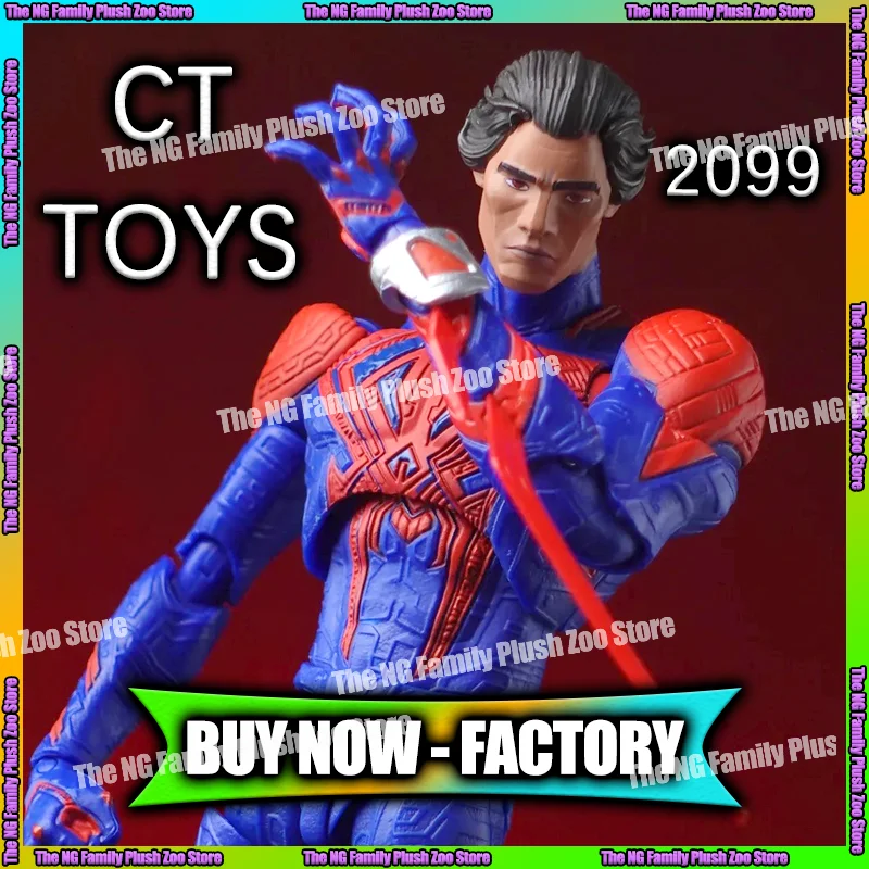In-Stock Ct Toys Spiderman 2099 Figure Amazing Spider-Man Across The Spider-Verse Anime Action Figure Figurine Model Gifts Toys
In-Stock Ct Toys Spiderman 2099 Figure Amazing Spider-Man Across The Spider-Verse Anime Action Figure Figurine Model Gifts Toys