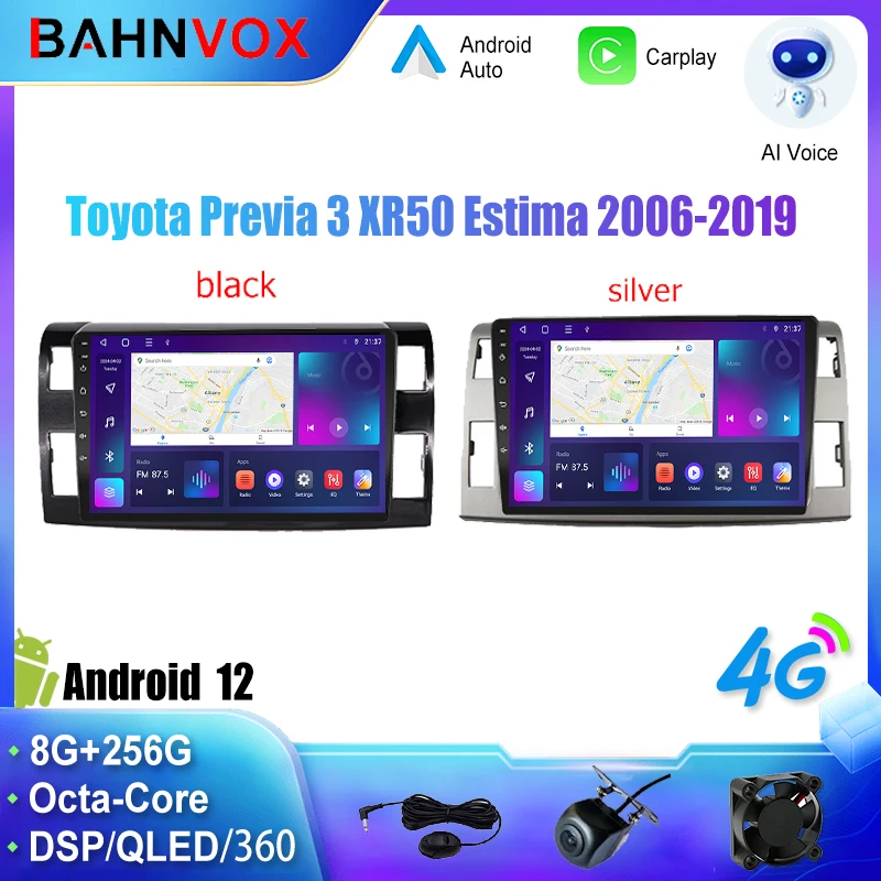 Android Car Radio GPS Navigation Multimedia Video Player for Toyota Previa 3 XR50 Estima 2006 2019 Stereo Tape Recorder Screen
Android Car Radio GPS Navigation Multimedia Video Player for Toyota Previa 3 XR50 Estima 2006 2019 Stereo Tape Recorder Screen