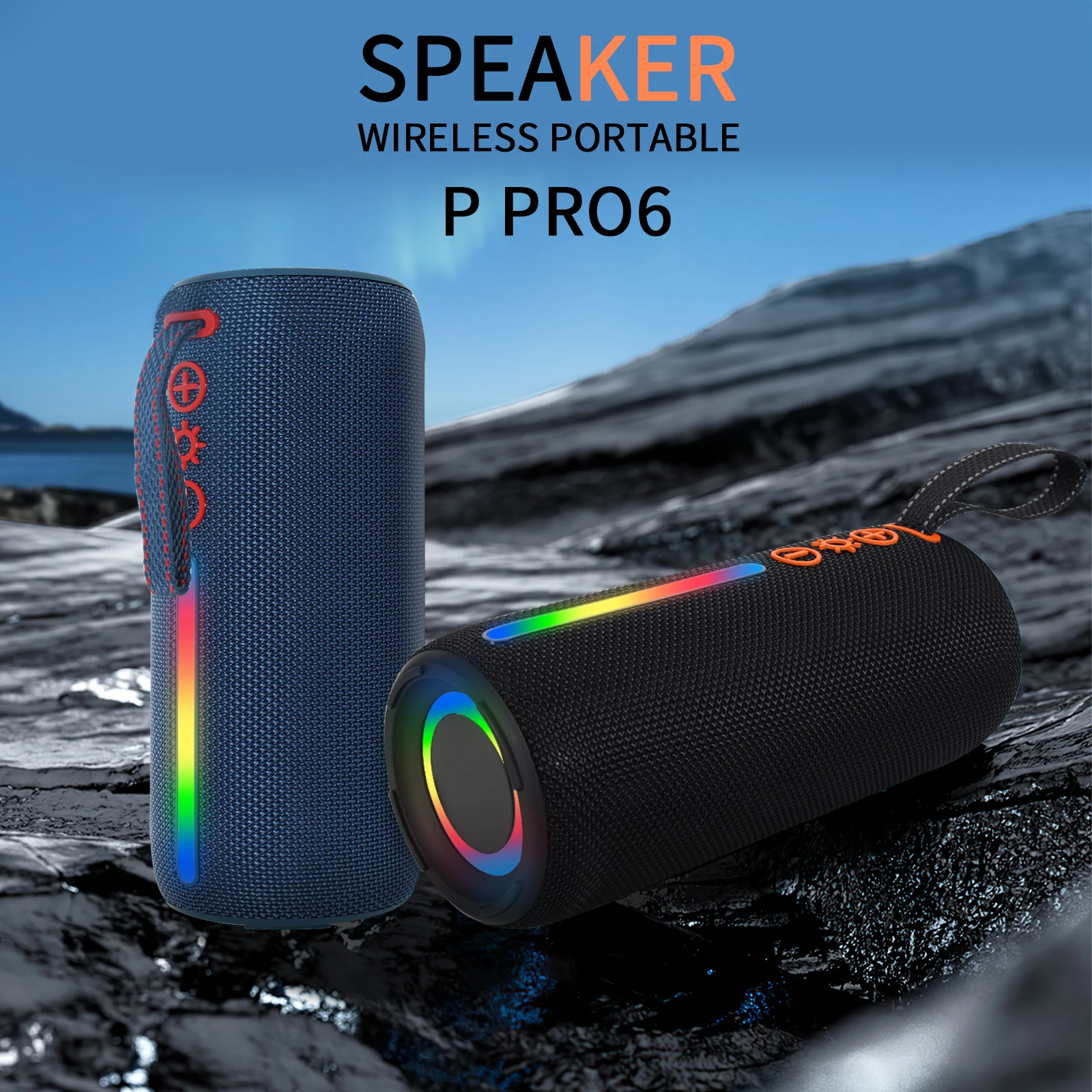 QUEED P PRO6 Bluetooth-динамик Портативный беспроводной тканевый водонепроницаемый бас-сабвуфер с TF-картой AUX USB-руч для улицы
QUEED P PRO6 Bluetooth-динамик Портативный беспроводной тканевый водонепроницаемый бас-сабвуфер с TF-картой AUX USB-руч для улицы