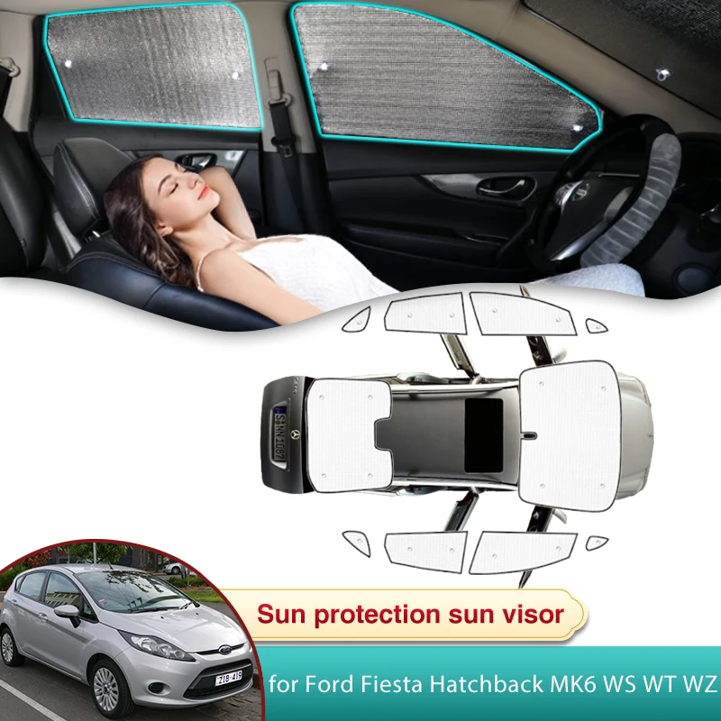 Full Car Sun Shade for Ford Fiesta Hatchback MK6 WS WT WZ 2009 2010 2011 2012 2013 2014 2015 2016 Accessories Sunshade Anti-UV
Full Car Sun Shade for Ford Fiesta Hatchback MK6 WS WT WZ 2009 2010 2011 2012 2013 2014 2015 2016 Accessories Sunshade Anti-UV
