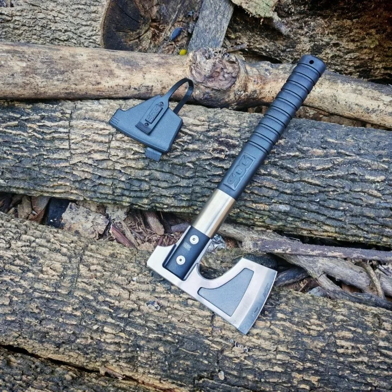 Outdoor Portable Camp Axe Multifunctional Anti-slip Handle Protective Sleeve Camping Cut Down Trees Professional Survival Tools
Outdoor Portable Camp Axe Multifunctional Anti-slip Handle Protective Sleeve Camping Cut Down Trees Professional Survival Tools