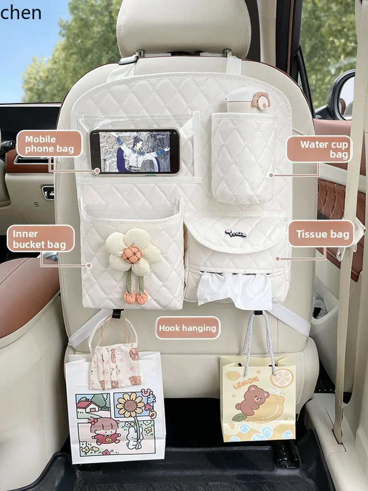 ZML Back Storage Bag Organizer Hanging Bag In-Car Multi-Functional Tissue Box Trash Can
ZML Back Storage Bag Organizer Hanging Bag In-Car Multi-Functional Tissue Box Trash Can