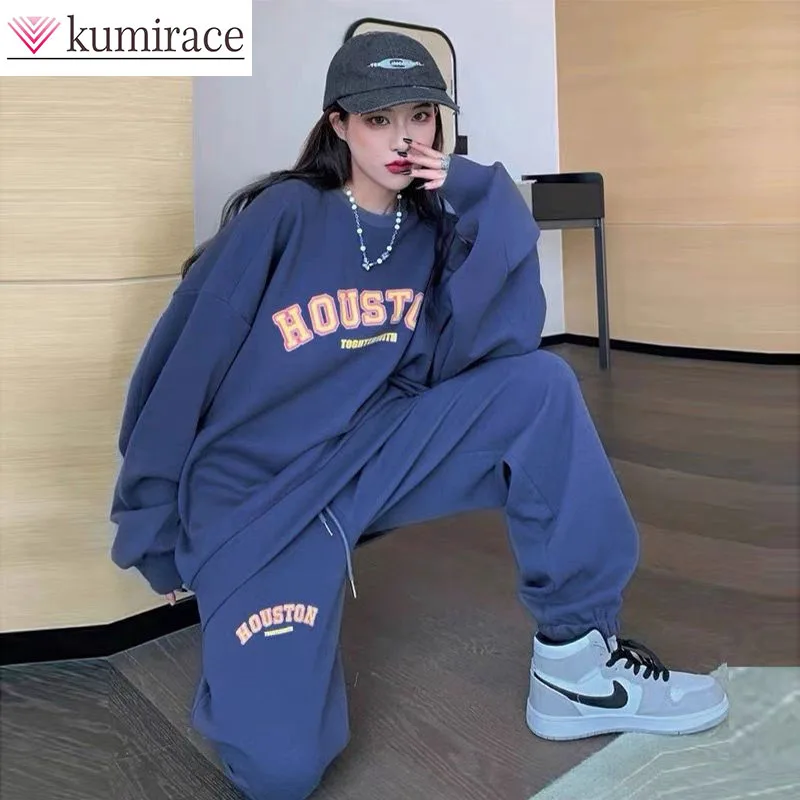 Casual Fashion Sports Set for Women 2025 Spring and Autumn New Style Loose Western style Hoodie Pants Two piece Set pant sets
Casual Fashion Sports Set for Women 2025 Spring and Autumn New Style Loose Western style Hoodie Pants Two piece Set pant sets
