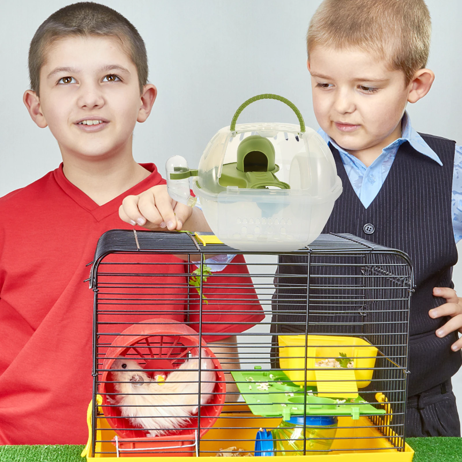 Portable Hamster Cage Anti- Lightweight Compact Size Breathable Travel Box for Small Animals Pet Carrier
Portable Hamster Cage Anti- Lightweight Compact Size Breathable Travel Box for Small Animals Pet Carrier