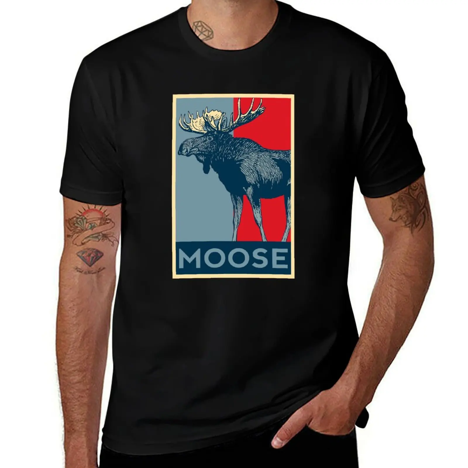Moose Artwork for Animal Lovers and Moose in the US or Canada T-Shirt Plus Size Summer Short Sleeve T-Shirt
Moose Artwork for Animal Lovers and Moose in the US or Canada T-Shirt Plus Size Summer Short Sleeve T-Shirt