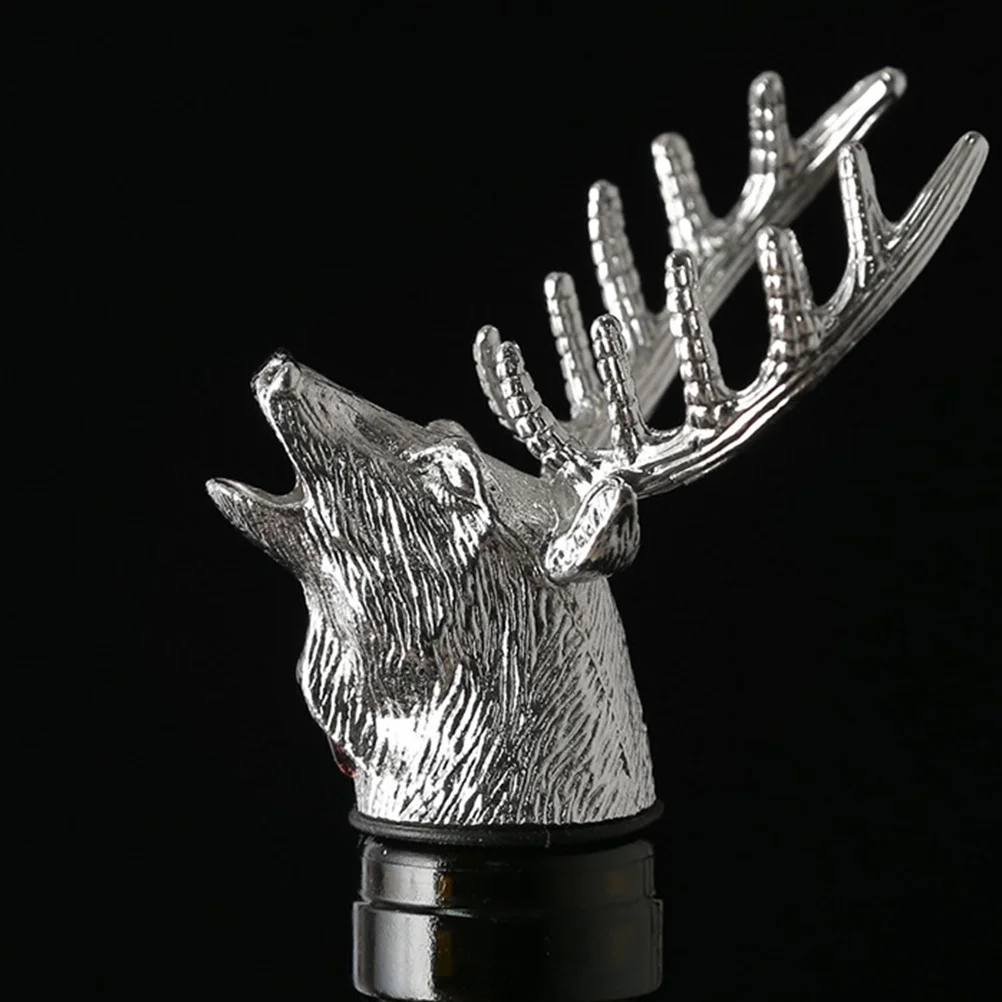 Pourer Silver Deer Head Shaped Bottle Stopper For Bar Restaurant Party Use Compatible With Wine Whiskey Oil Vinegar
Pourer Silver Deer Head Shaped Bottle Stopper For Bar Restaurant Party Use Compatible With Wine Whiskey Oil Vinegar