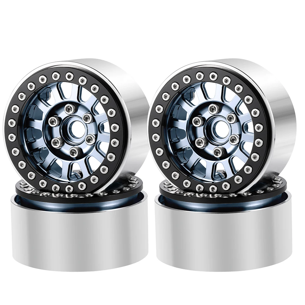 4Pcs 1.9" 30mm Aluminum Beadlock Wheel Rims, Upgrade Parts for 1/10 RC Crawler Axial SCX10 Wraith TRX-4 D90
4Pcs 1.9" 30mm Aluminum Beadlock Wheel Rims, Upgrade Parts for 1/10 RC Crawler Axial SCX10 Wraith TRX-4 D90