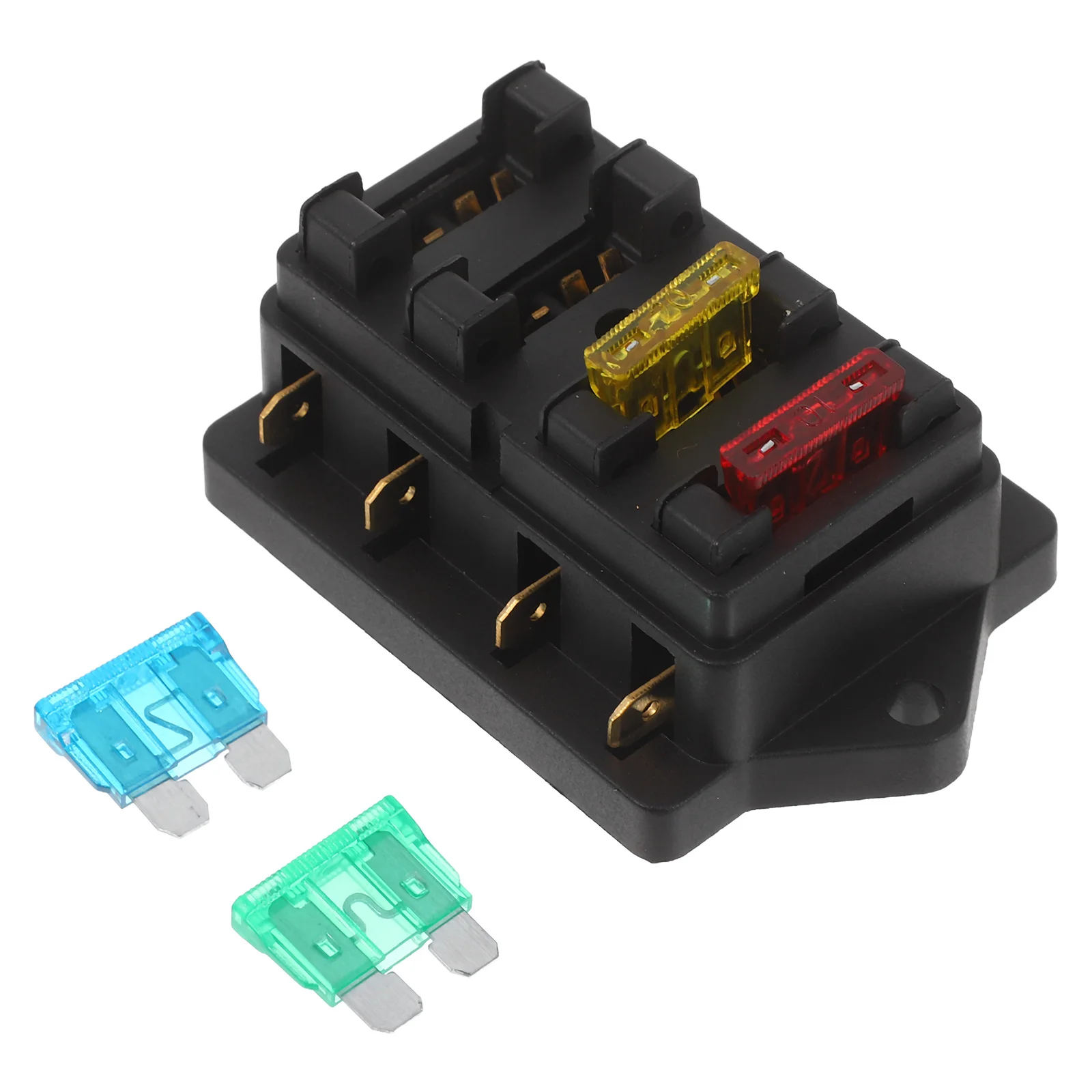 Fuse Holder Box Block Car Automotive Circuit Splash Proof 12 24V Terminal Fuse Block Holder Kit Car Fuses
Fuse Holder Box Block Car Automotive Circuit Splash Proof 12 24V Terminal Fuse Block Holder Kit Car Fuses