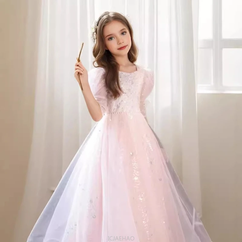 Wed Dress 2025 Pink Girls Pageant Dresses Vestido Children Wedding Flower Princess Gown Host Piano Kids Outfits Costumes School
Wed Dress 2025 Pink Girls Pageant Dresses Vestido Children Wedding Flower Princess Gown Host Piano Kids Outfits Costumes School