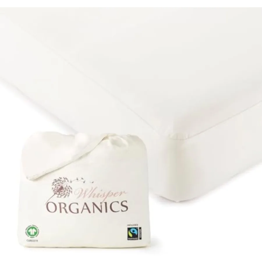 Organic Waterproof Mattress Protector Size - 100% Waterproof Mattress Pad with Quiet and Breathable Triple Layer Protection - F
Organic Waterproof Mattress Protector Size - 100% Waterproof Mattress Pad with Quiet and Breathable Triple Layer Protection - F