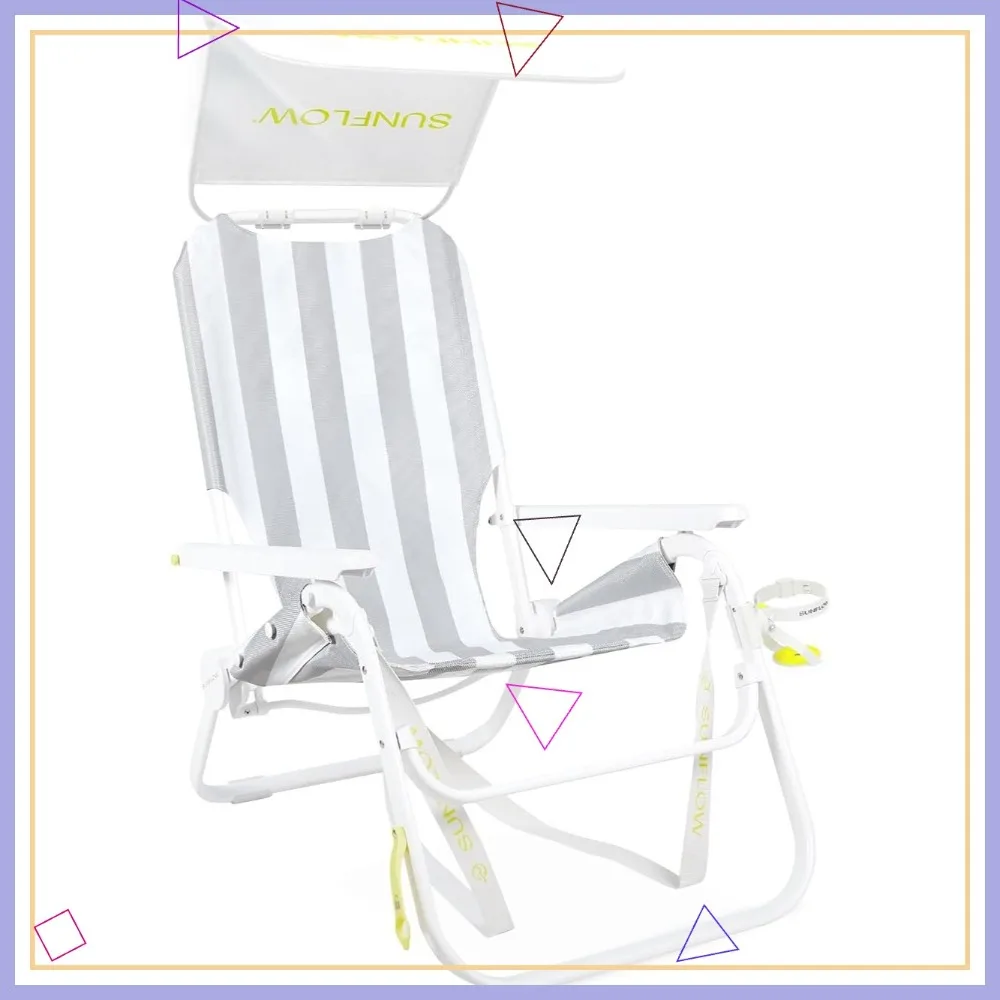 Регулируемое пляжное кресло с откидной спинкой и солнцезащитным козырьком UPF 50+, портативное, устойчивое к ржавчине, с держателем для напитков для максимального комфорта
Регулируемое пляжное кресло с откидной спинкой и солнцезащитным козырьком UPF 50+, портативное, устойчивое к ржавчине, с держателем для напитков для максимального комфорта