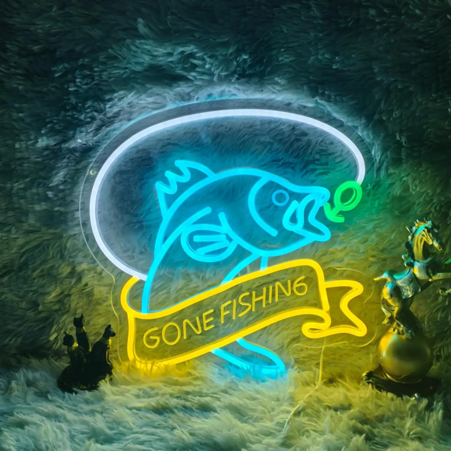Go Fishing Neon Sign USB Fun LED Neon Light for Bar Garage Gaming Room Bedroom Decorations neon personnalisé Fishing Lovers Gift
Go Fishing Neon Sign USB Fun LED Neon Light for Bar Garage Gaming Room Bedroom Decorations neon personnalisé Fishing Lovers Gift