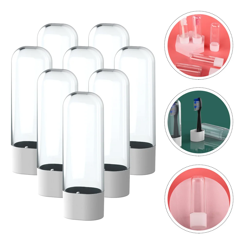 8Pcs Reusable Toothbrush Head Covers Sturdy Non-Deformable Electric Toothbrush Cover Caps for Outdoor Use Easy Clean Storage
8Pcs Reusable Toothbrush Head Covers Sturdy Non-Deformable Electric Toothbrush Cover Caps for Outdoor Use Easy Clean Storage