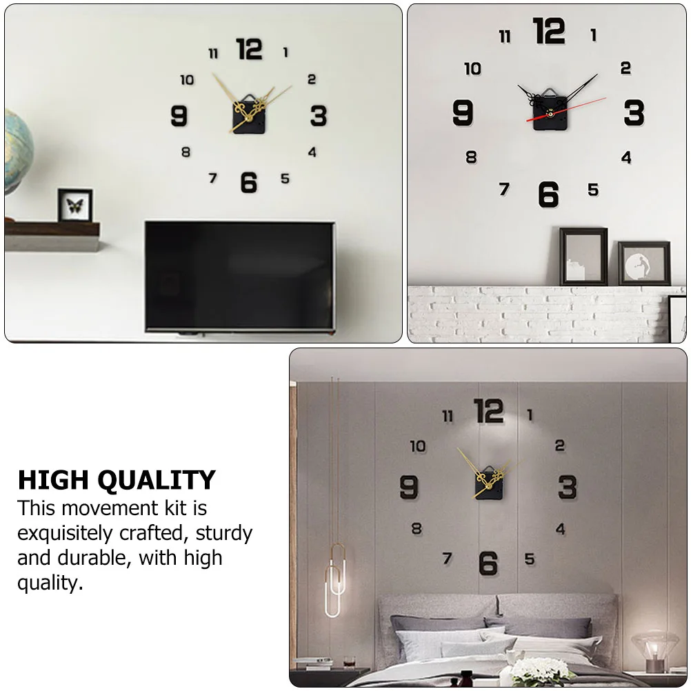 4 Pcs Clock Works Replacement Kit Quartz Movement Wall Mechanism Fittings Plastic DIY
4 Pcs Clock Works Replacement Kit Quartz Movement Wall Mechanism Fittings Plastic DIY