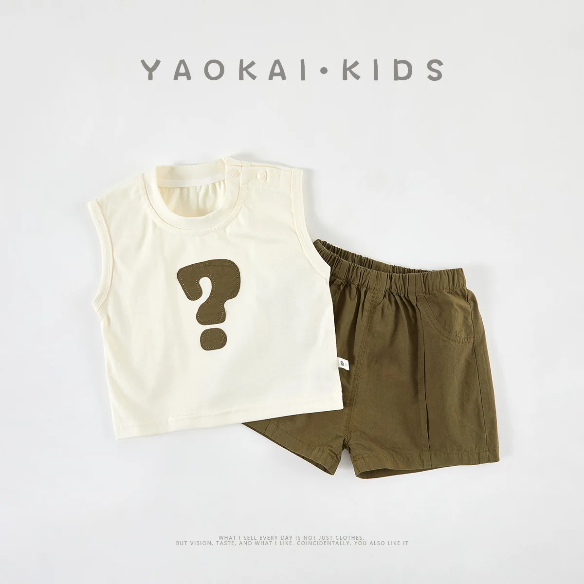 Baby Clothing Set 2024 New Fashion Sleeveless Casual Printed T Shirt Vest and Solid Color Loose Shorts Simple Two Piece Set
Baby Clothing Set 2024 New Fashion Sleeveless Casual Printed T Shirt Vest and Solid Color Loose Shorts Simple Two Piece Set