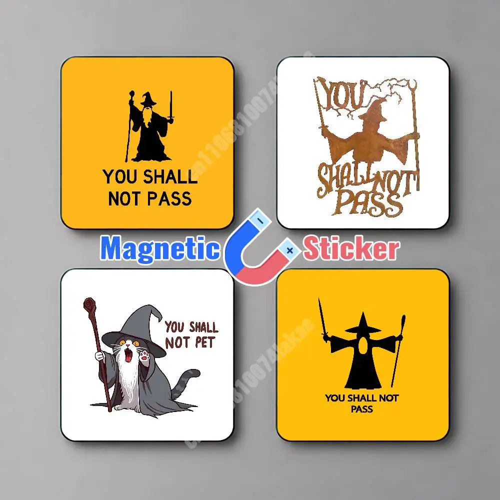 You Shall Not Pass Gandalf Memes Magnetic Sticker Reflective Fridge Decal for Metal Surfaces Magnet Sign
You Shall Not Pass Gandalf Memes Magnetic Sticker Reflective Fridge Decal for Metal Surfaces Magnet Sign