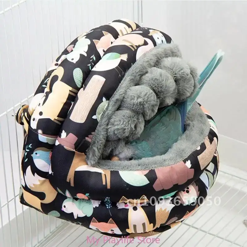 Winter Warm Bed for Bird Cave Hideaways Parrots for Bed Nest Patterned Parakeets Cartoon Hideaways Shelter Budgies Bird
Winter Warm Bed for Bird Cave Hideaways Parrots for Bed Nest Patterned Parakeets Cartoon Hideaways Shelter Budgies Bird
