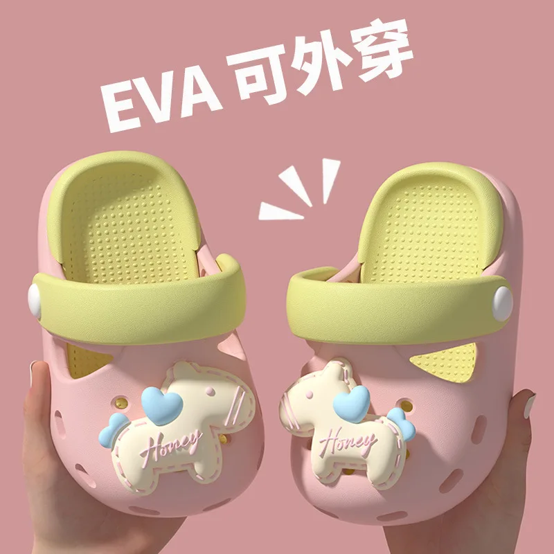 New Children's Pony Clogs Girls Princess Non-slip Sandals Toddler Lightweight Closed-toe Sandals Boys and Girls Beach Shoes Kids
New Children's Pony Clogs Girls Princess Non-slip Sandals Toddler Lightweight Closed-toe Sandals Boys and Girls Beach Shoes Kids