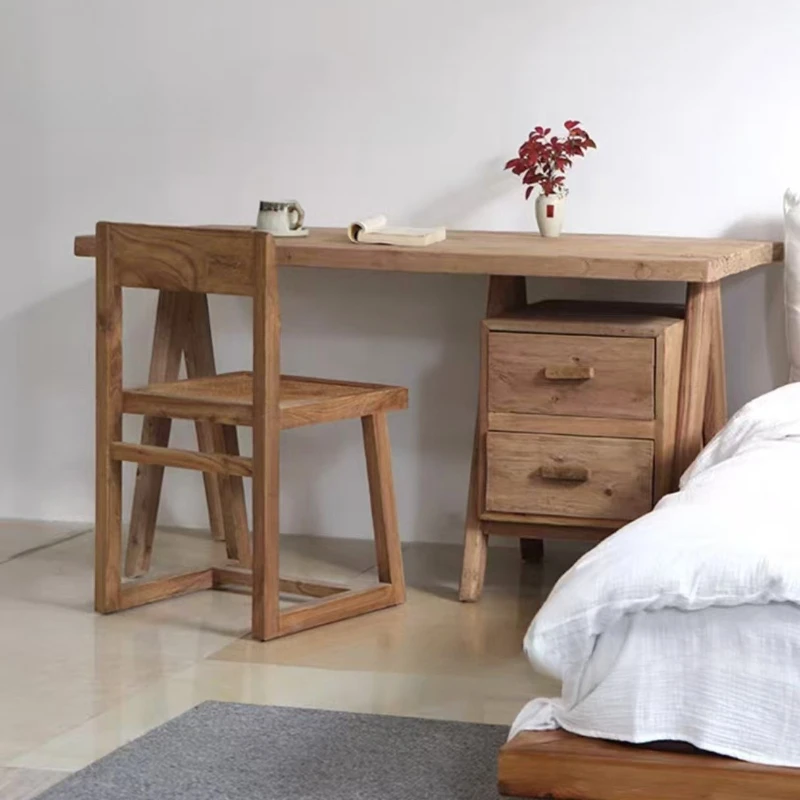 Solid wood ash wood desk and chair combination study desk writing bedroom dresser bedside
Solid wood ash wood desk and chair combination study desk writing bedroom dresser bedside