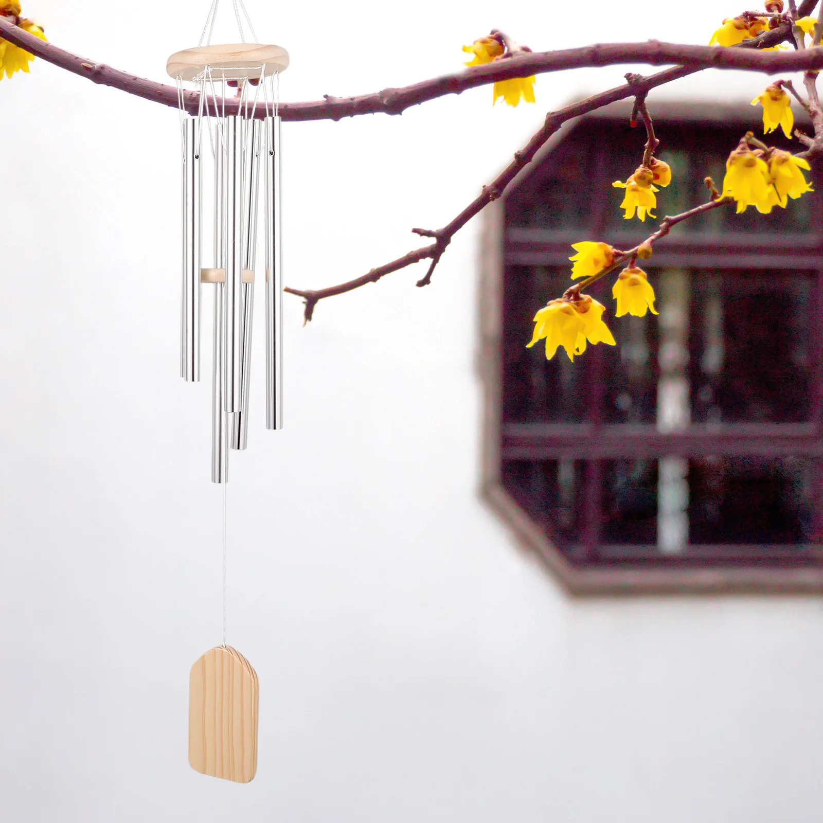 Aluminum Tube Wind Chime Ornament Hanging Durable Outdoor Garden Decoration Elegant Design Melodious Sound Exquisite
Aluminum Tube Wind Chime Ornament Hanging Durable Outdoor Garden Decoration Elegant Design Melodious Sound Exquisite