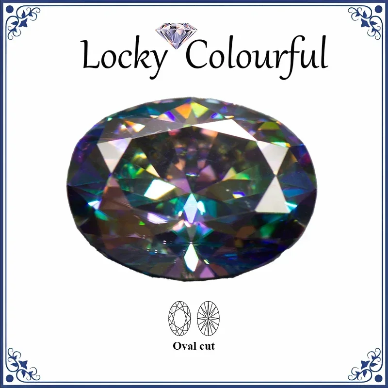 Moissanite Oval Shape Rainbow Green Color Charms Beads VVS1 with GRA Certificate for DIY Jewelry Making Necklace Main Materials
Moissanite Oval Shape Rainbow Green Color Charms Beads VVS1 with GRA Certificate for DIY Jewelry Making Necklace Main Materials