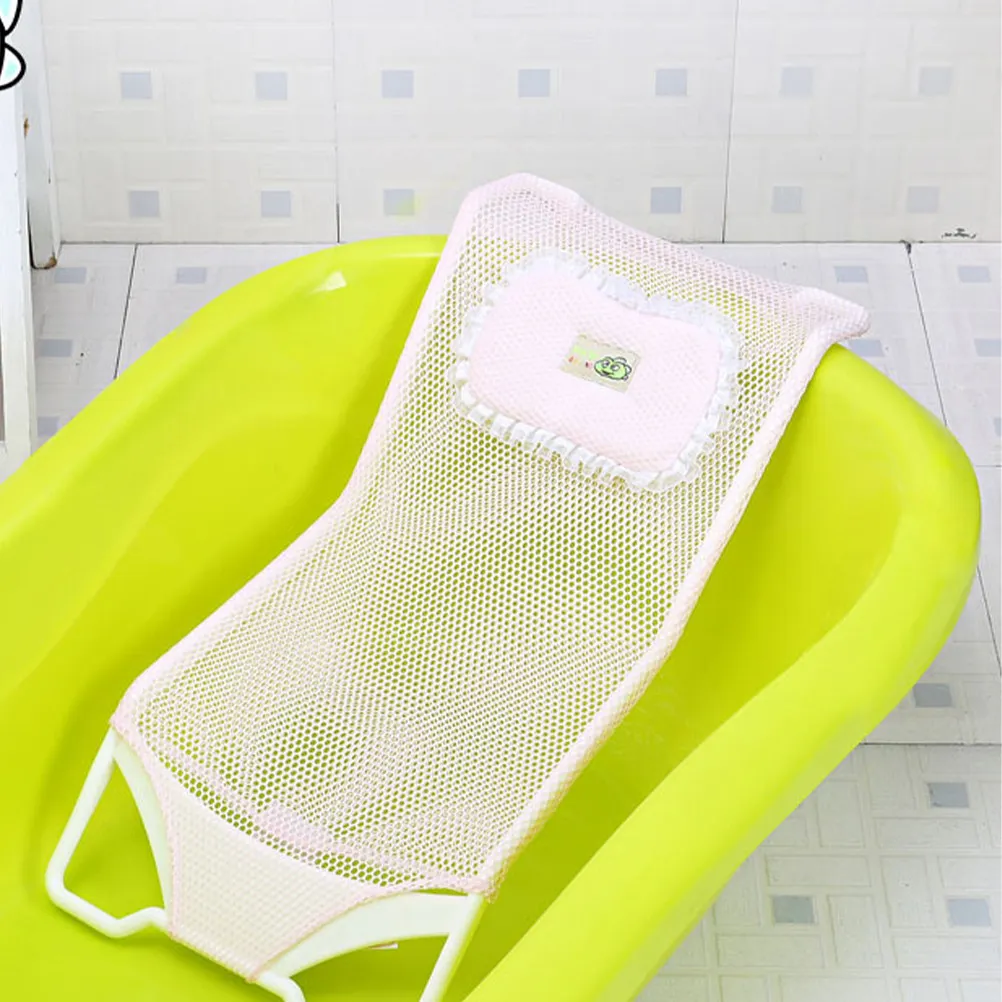 Pink Baby Shower Bath Seat Support Net Infant Anti-Slip Breathable Mesh Safety Baby Bath Seat Infant Shower Mesh
Pink Baby Shower Bath Seat Support Net Infant Anti-Slip Breathable Mesh Safety Baby Bath Seat Infant Shower Mesh