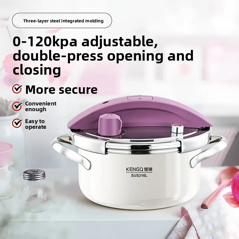 YFY 316L Stainless Steel Pressure Cooker Mini Small Saucepan Safety Pressure Cooker
YFY 316L Stainless Steel Pressure Cooker Mini Small Saucepan Safety Pressure Cooker