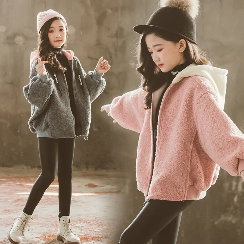 Kids Girls Velvet Warm Coat Hooded Autumn Winter Teddy Fleece Jackets 8 10 12 14 years
Kids Girls Velvet Warm Coat Hooded Autumn Winter Teddy Fleece Jackets 8 10 12 14 years