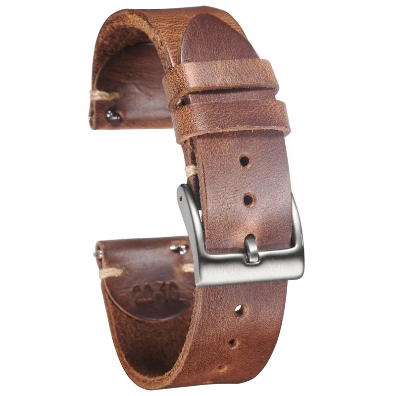 HEMSUT Watch Bands Cowhide Quick Release Horween CXL Genuine Leather Vintage Wrist Strap For Man Women 18 19 20 21 22MM
HEMSUT Watch Bands Cowhide Quick Release Horween CXL Genuine Leather Vintage Wrist Strap For Man Women 18 19 20 21 22MM