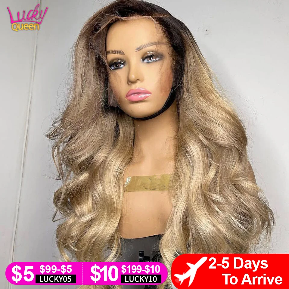 Upgrade Ombre Ash Blonde Dark Root 180 Density Human Hair Body Wave For Black Women Transparent Lace Frontal Wigs Pre Plucked
Upgrade Ombre Ash Blonde Dark Root 180 Density Human Hair Body Wave For Black Women Transparent Lace Frontal Wigs Pre Plucked