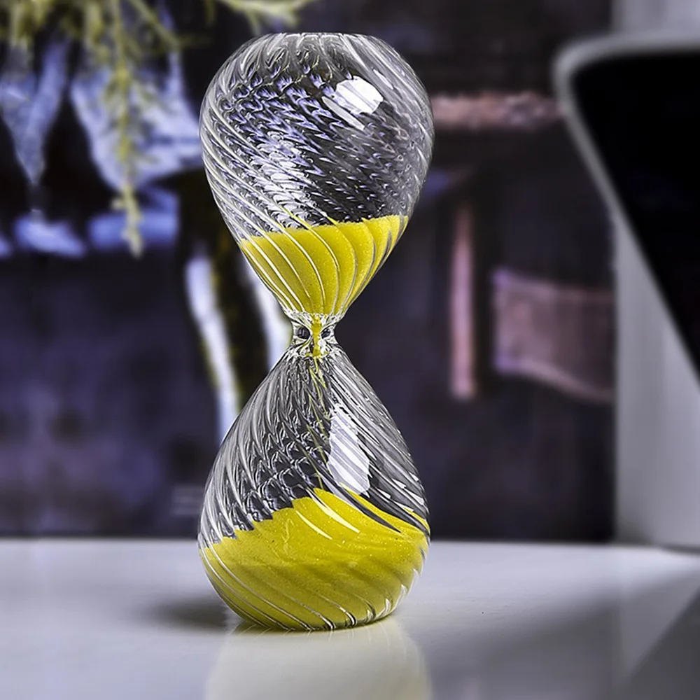 5/10/30 Minutes Creative Twist Hourglass Multi-color Fine Sand Timer Birthday Gift Ornaments Timing Hourglass Small Gift Home Ac
5/10/30 Minutes Creative Twist Hourglass Multi-color Fine Sand Timer Birthday Gift Ornaments Timing Hourglass Small Gift Home Ac