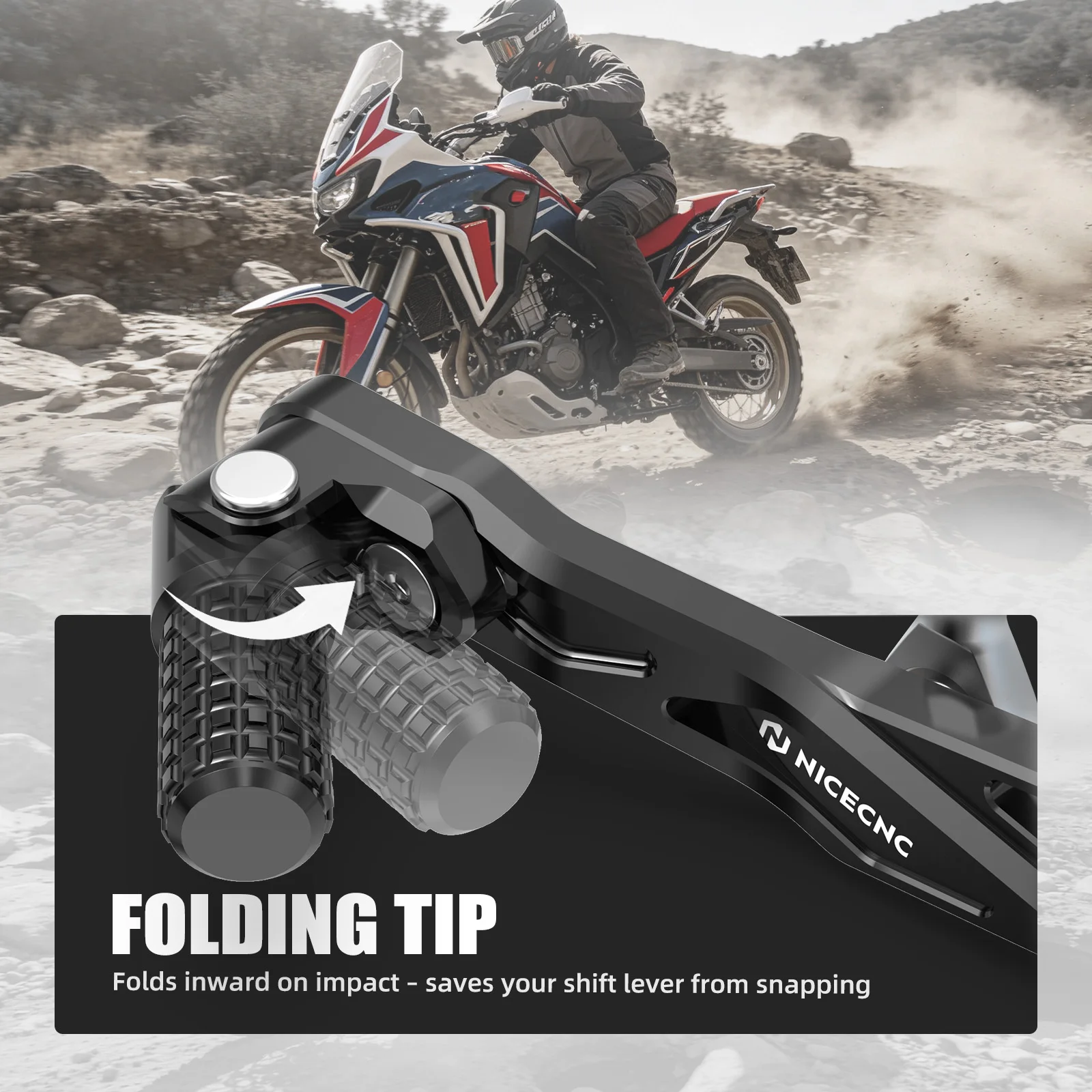 For Honda CRF1100L Africa Twin CRF 1100L AT 2020-2025 2024 NICECNC Adjustable Gear Shift Lever CRF1000L Africa Twin AT 2016-2019
For Honda CRF1100L Africa Twin CRF 1100L AT 2020-2025 2024 NICECNC Adjustable Gear Shift Lever CRF1000L Africa Twin AT 2016-2019