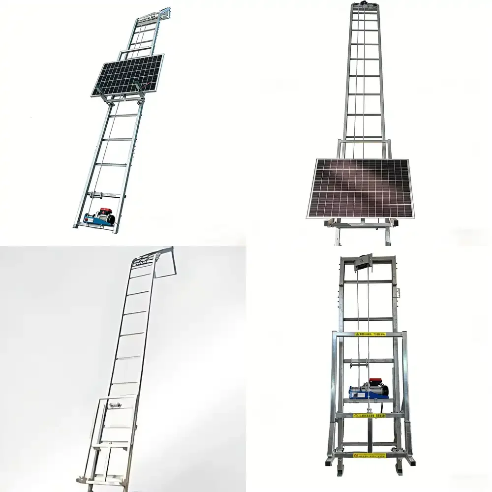 Versatile Channel Steel Ladder Lift Electric Ladder Elevator for Solar Panel Construction and Roof Renovation
Versatile Channel Steel Ladder Lift Electric Ladder Elevator for Solar Panel Construction and Roof Renovation