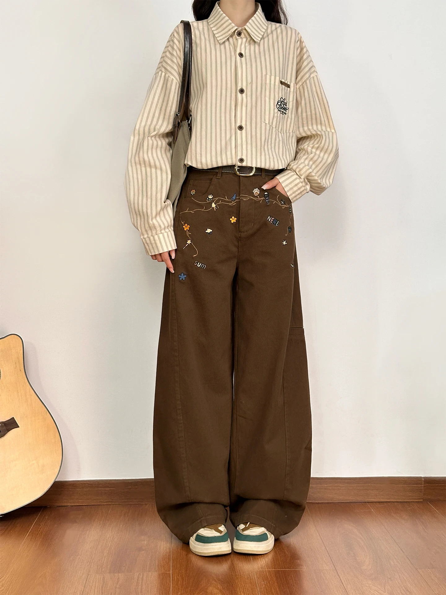 SOLDOUT Original American Retro Floral Embroidery Work Pants Women's Trendy Straight Leg Wide Leg Casual Pants
SOLDOUT Original American Retro Floral Embroidery Work Pants Women's Trendy Straight Leg Wide Leg Casual Pants