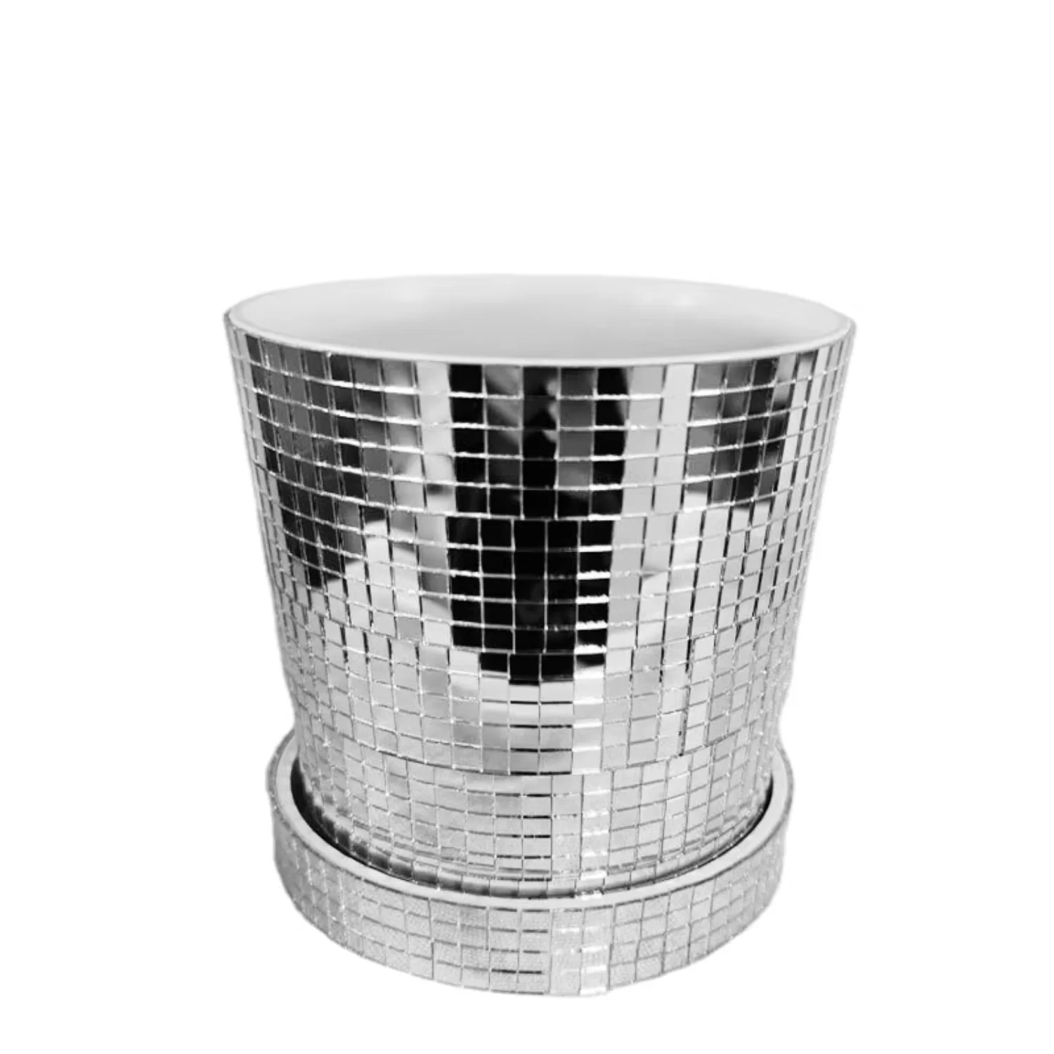 Christmas Ball Disco Flower Pot Mini Glass Mirror Planter with Multi-Meaty Design Christmas Decorations
Christmas Ball Disco Flower Pot Mini Glass Mirror Planter with Multi-Meaty Design Christmas Decorations
