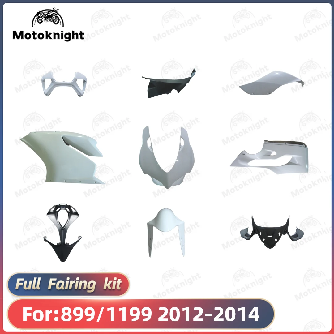 ABS Plastic Fairing Kit for Ducati 899 1199 2012 2013 2014 Motorcycle Bodywork Kit - Complete Set of Unpainted Body Panels
ABS Plastic Fairing Kit for Ducati 899 1199 2012 2013 2014 Motorcycle Bodywork Kit - Complete Set of Unpainted Body Panels
