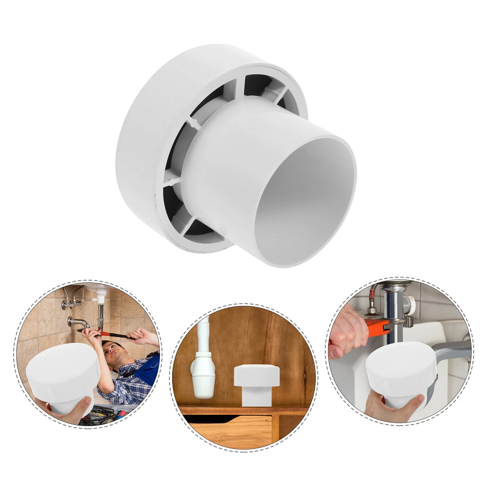 PVC Suction Valve 50mm Pipe Fittings Automatic Air Admittance Hose Duct Drainage Water Adapter Portable Accessories Electrical
PVC Suction Valve 50mm Pipe Fittings Automatic Air Admittance Hose Duct Drainage Water Adapter Portable Accessories Electrical