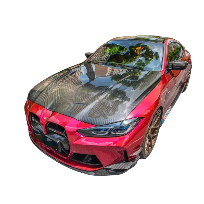 High Quality CS Style Dry Carbon Fiber Bonnet Hood Car for B-MW M3 M4 G80 G82
High Quality CS Style Dry Carbon Fiber Bonnet Hood Car for B-MW M3 M4 G80 G82