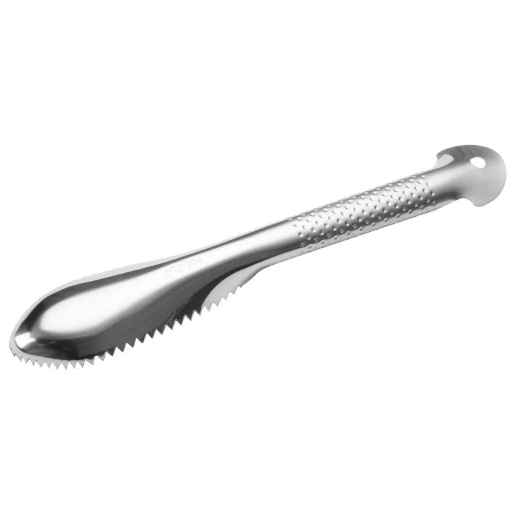 Fish Scaler Stainless Steel Manual Fish Scale Scraper Sharp Sawtooth Blades Comfortable Non-Slip Kitchen Tool
Fish Scaler Stainless Steel Manual Fish Scale Scraper Sharp Sawtooth Blades Comfortable Non-Slip Kitchen Tool
