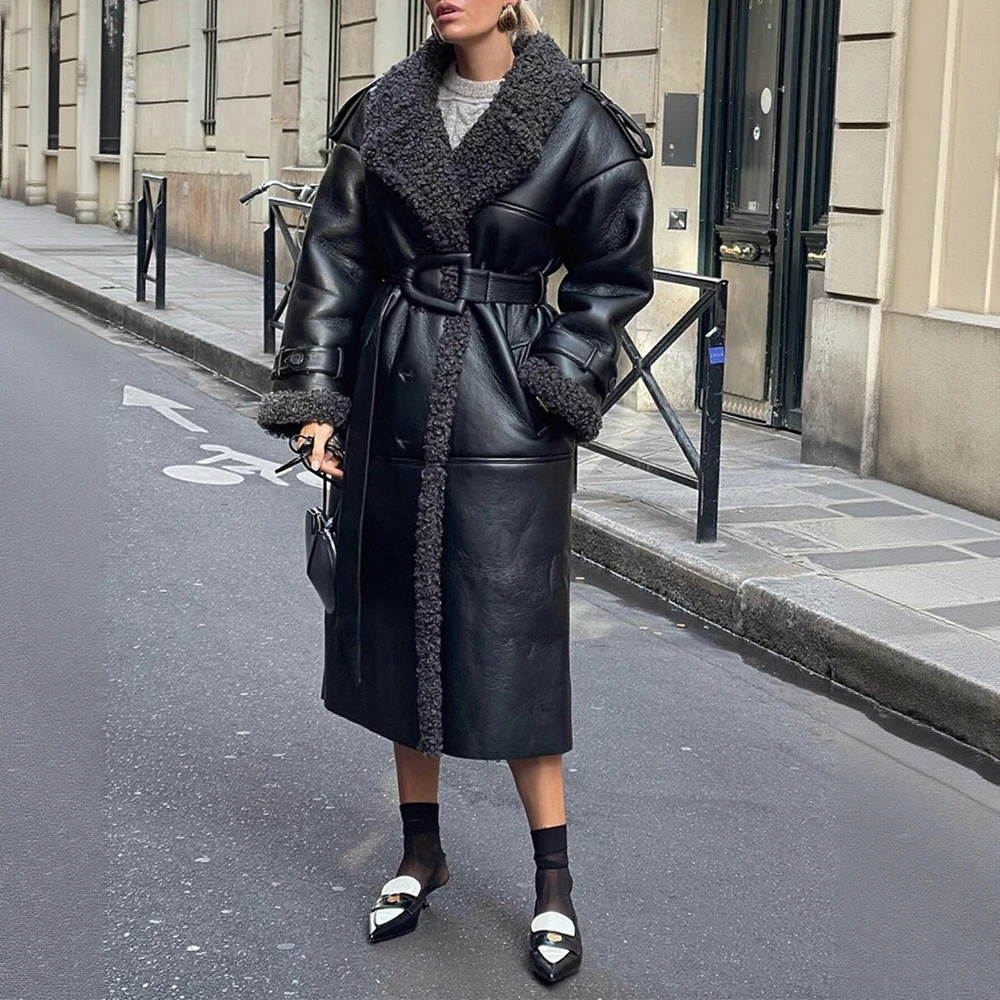 Mia Muse Boutique женское пальто с длинными рукавами и лацканами, повседневное однотонное офисное женское пальто, осенне-зимнее пальто с завязкой на талии
Mia Muse Boutique женское пальто с длинными рукавами и лацканами, повседневное однотонное офисное женское пальто, осенне-зимнее пальто с завязкой на талии