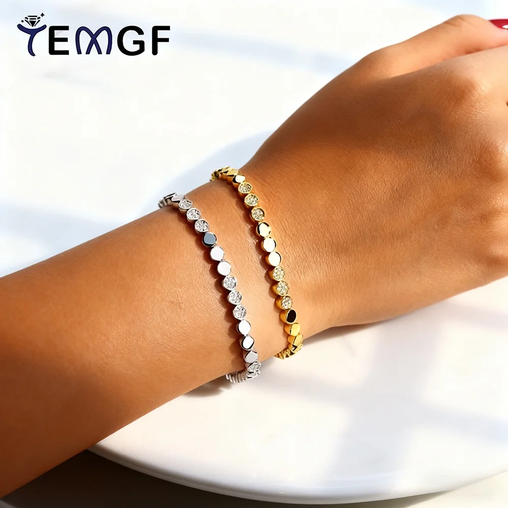Браслет TEMGF с муассанитом для женщин и мужчин, стерлинговое серебро 925 пробы, позолоченное 18-каратное золото, хип-хоп, унисекс, ручная цепочка с сертификацией, ювелирные изделия
Браслет TEMGF с муассанитом для женщин и мужчин, стерлинговое серебро 925 пробы, позолоченное 18-каратное золото, хип-хоп, унисекс, ручная цепочка с сертификацией, ювелирные изделия