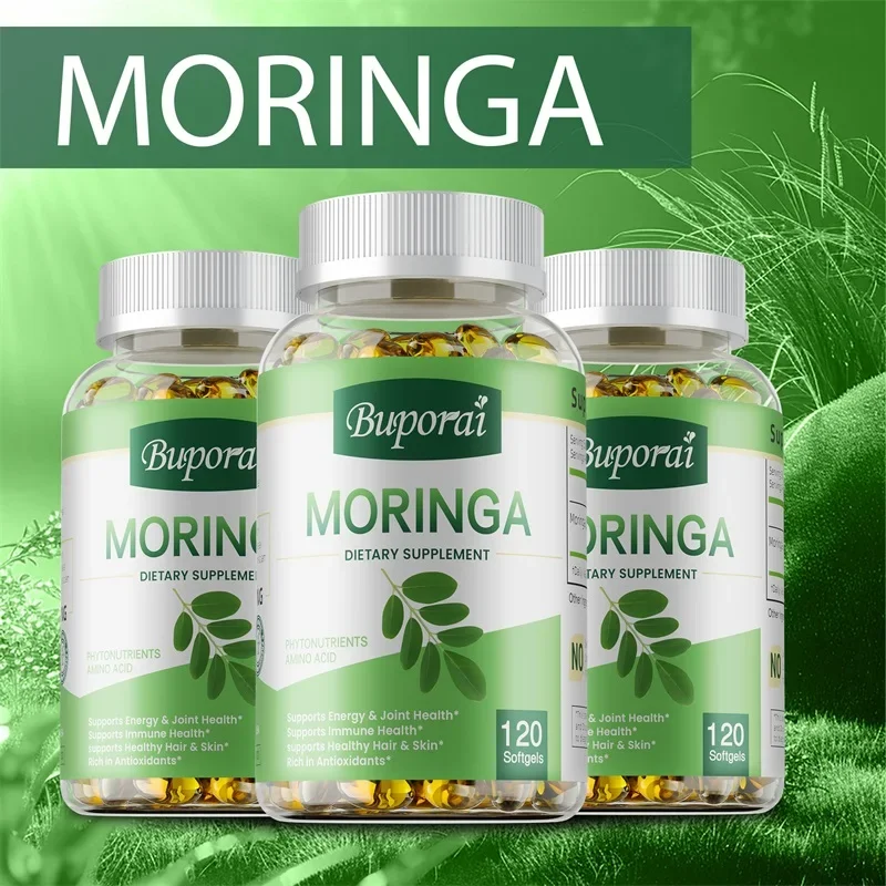 Moringa Supplements - Supports Immune Health, Skin Health, Hair Health, Boosts Metabolism, Natural Antioxidant
Moringa Supplements - Supports Immune Health, Skin Health, Hair Health, Boosts Metabolism, Natural Antioxidant